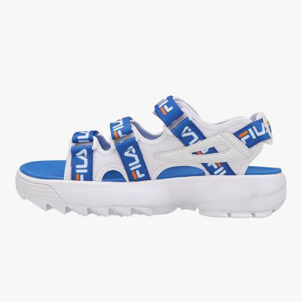 Fila Sandále Panske Biele / Modre - Disruptor Tapey Tape Vypredaj - Slovakia 43698-SVJX